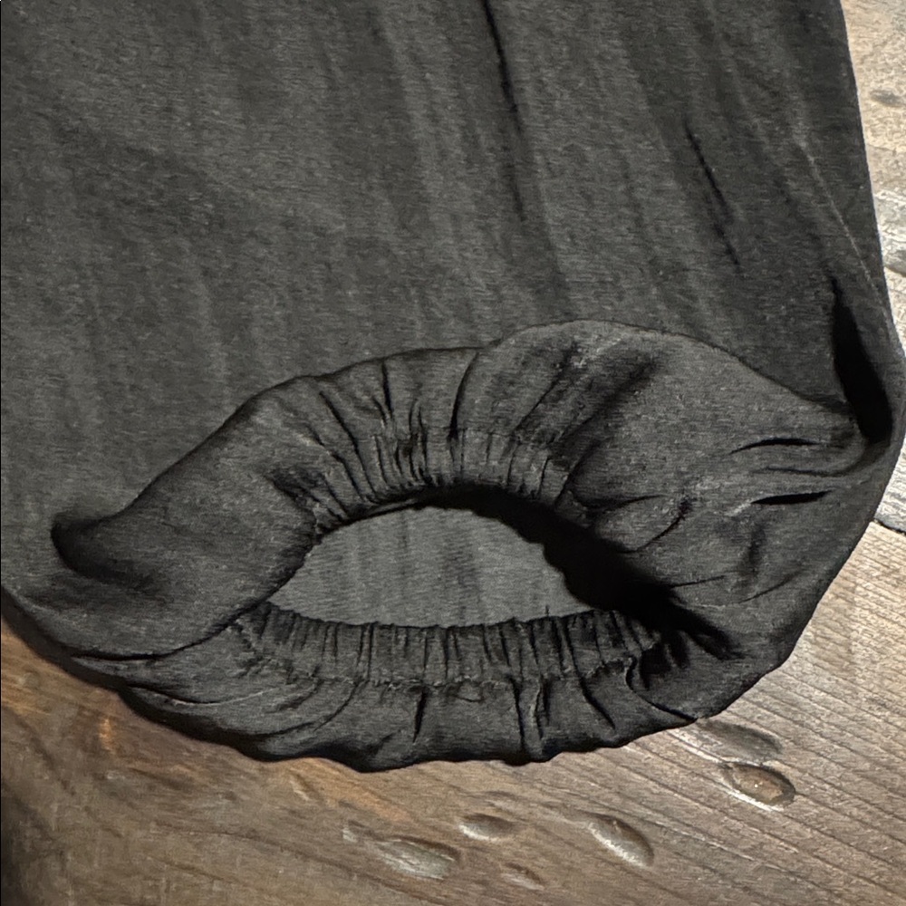 Rachel Black Ruffled Blouse - Picture 9 of 10